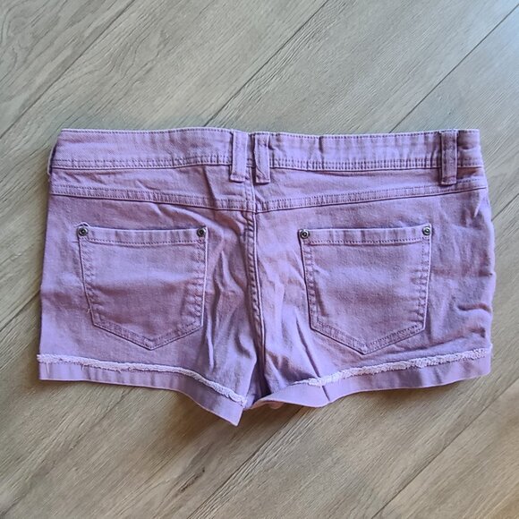 Size 15 Lilac Denim Shorts - Picture 3 of 3